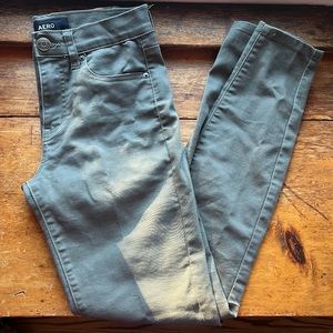 Green High Rise Pants